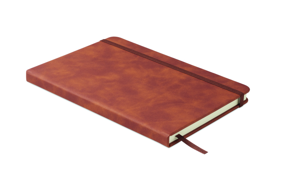 Logo trade promotional items image of: A5 smokey PU notebook