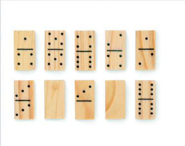 Logo trade promotional merchandise picture of: Domino and cards set