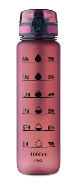 Logotrade promotional merchandise picture of: Sports water bottle RPET 1L