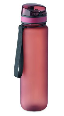 Logo trade promotional merchandise image of: Sports water bottle RPET 1L