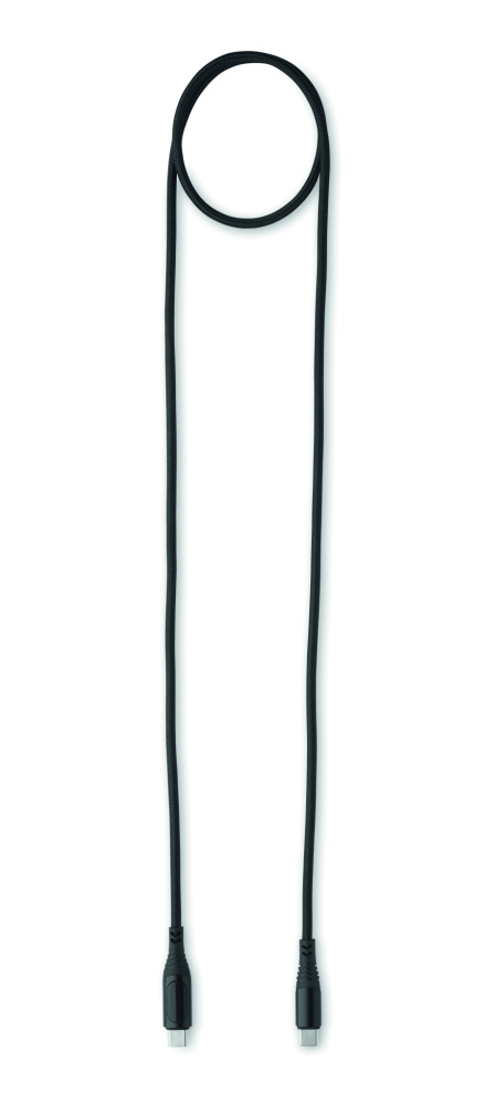 Logo trade promotional giveaways image of: 100W charging cable type-C