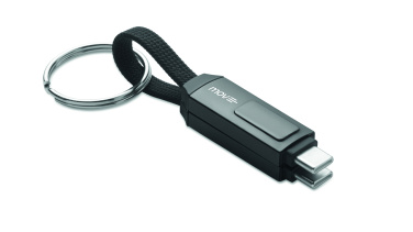 Logo trade promotional products image of: 60W charging cable keyring