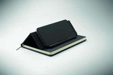 Logotrade advertising product image of: A5 notebook with phone holder