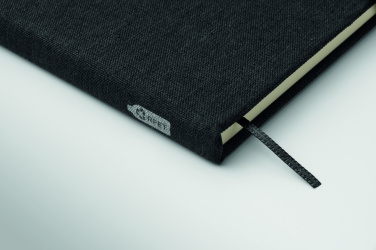 Logo trade advertising products image of: A5 notebook with phone holder