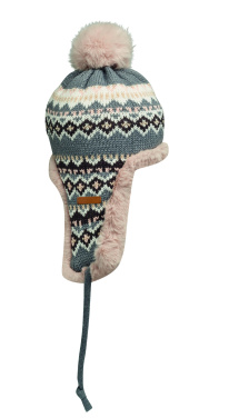 Logotrade promotional item picture of: Knitted beanie with ear flap