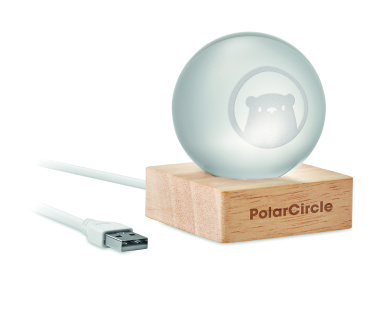 Logotrade promotional item image of: LED glass ball