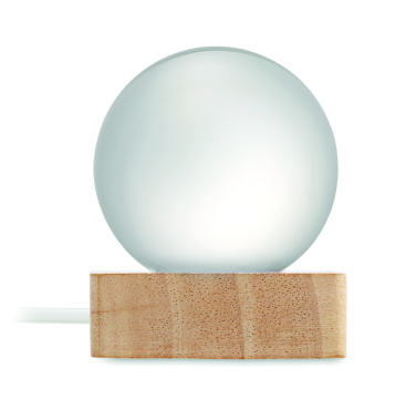 Logo trade promotional merchandise picture of: LED glass ball