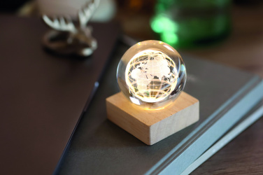 Logo trade promotional product photo of: LED globe glass ball