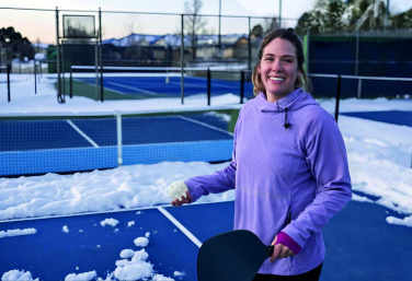 Logo trade advertising products image of: Pickle ball paddle set