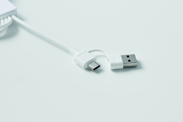 Logotrade advertising product image of: 2 in 1 charging cable type-C