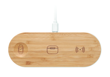 Logotrade promotional merchandise image of: 3 in 1 15W wireless charger