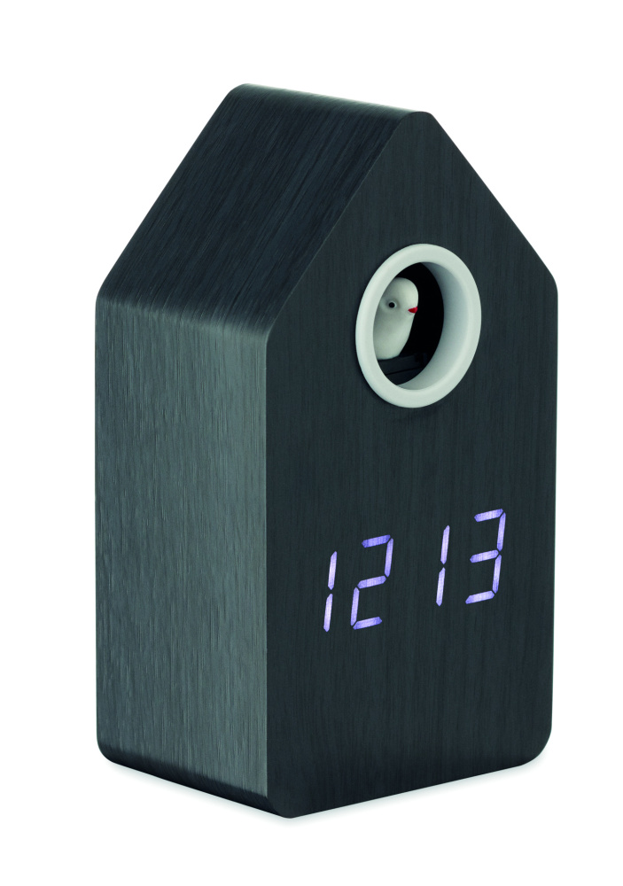 Logotrade promotional item image of: MDF cuckoo alarm clock