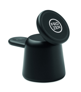 Logotrade promotional merchandise photo of: 3 in 1 wireless charger 15W