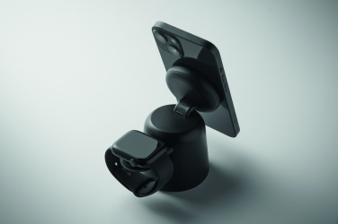 Logo trade corporate gifts image of: 3 in 1 wireless charger 15W