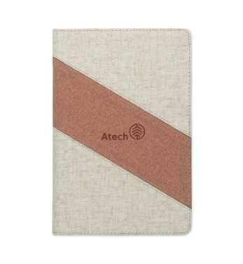 Logo trade advertising products picture of: A5 notebook with 15W charger