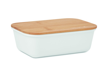 Logo trade advertising products image of: Lunch box with bamboo lid