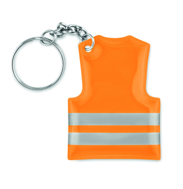 Logotrade promotional item picture of: Key ring with reflecting vest Jekabpils