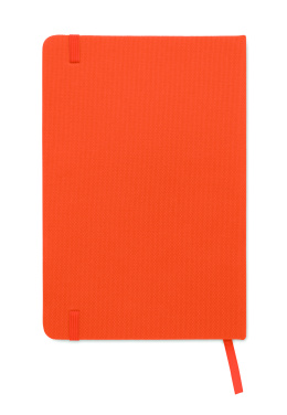 Logo trade promotional giveaways image of: A5 RPET notebook 80 lined