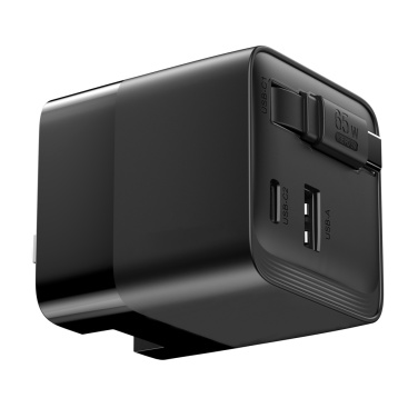 Logotrade promotional giveaway picture of: Urban Vitamin Mendocino 65W GaN charger retractable cable