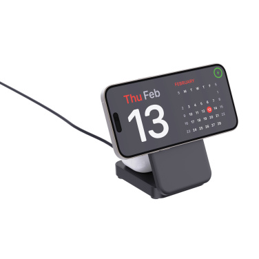 Logotrade promotional gift picture of: Urban Vitamin Arcadia RCS rplastic 15W 3in1 magnetic charger