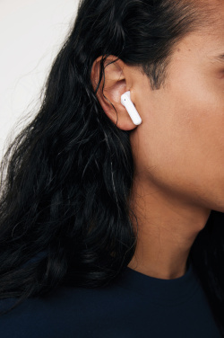 Logo trade corporate gift photo of: Tunevo RCS recycled plastic wireless earbuds