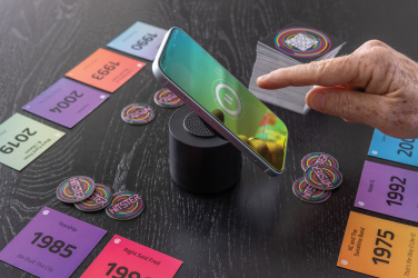 Logotrade promotional giveaway image of: Magpulse RCS recycled plastic 3W speaker w/magnetic holder