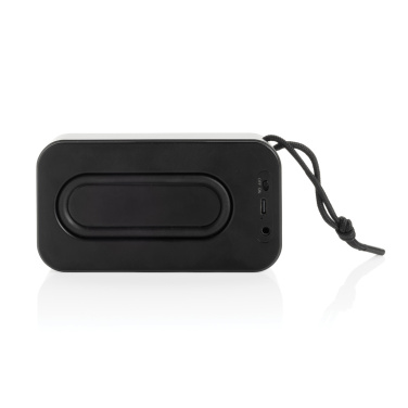 Logo trade promotional giveaway photo of: Swiss Peak RCS recycled aluminium 10W bass speaker