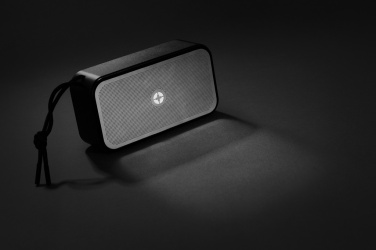 Logo trade promotional merchandise image of: Swiss Peak RCS recycled aluminium 10W bass speaker