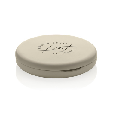 Logo trade promotional merchandise photo of: Lumora RCS recycled plastic LED re-chargeable make-up mirror