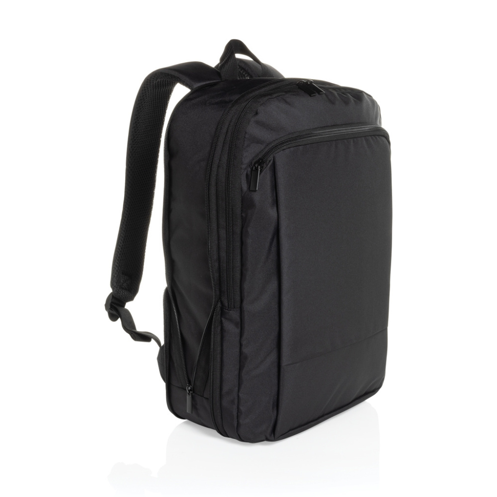 Logo trade advertising products picture of: Flexpack Aware™ RPET Expandable Slim 15.6" Laptop Backpack