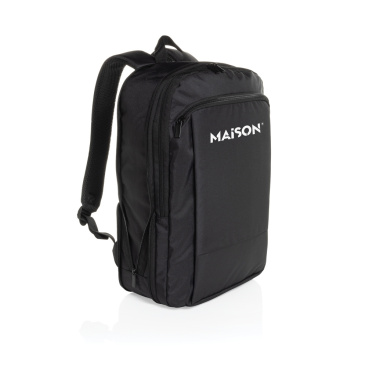 Logo trade advertising product photo of: Flexpack Aware™ RPET Expandable Slim 15.6" Laptop Backpack