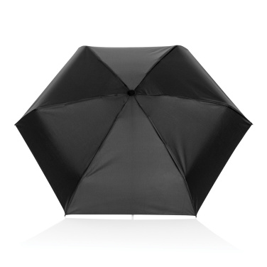 Logo trade promotional giveaway photo of: 19.5" Aware™ RPET super mini manual 190T Pongee umbrella