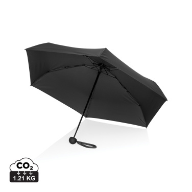 Logo trade promotional products picture of: 19.5" Aware™ RPET super mini manual 190T Pongee umbrella