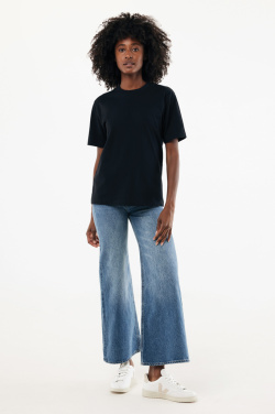 Logo trade corporate gifts image of: IQONIQ Nikko heavyweight recycled cotton t-shirt