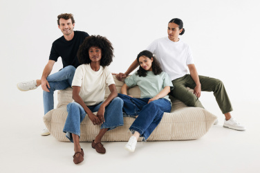 Logo trade corporate gift photo of: IQONIQ Nikko heavyweight recycled cotton t-shirt