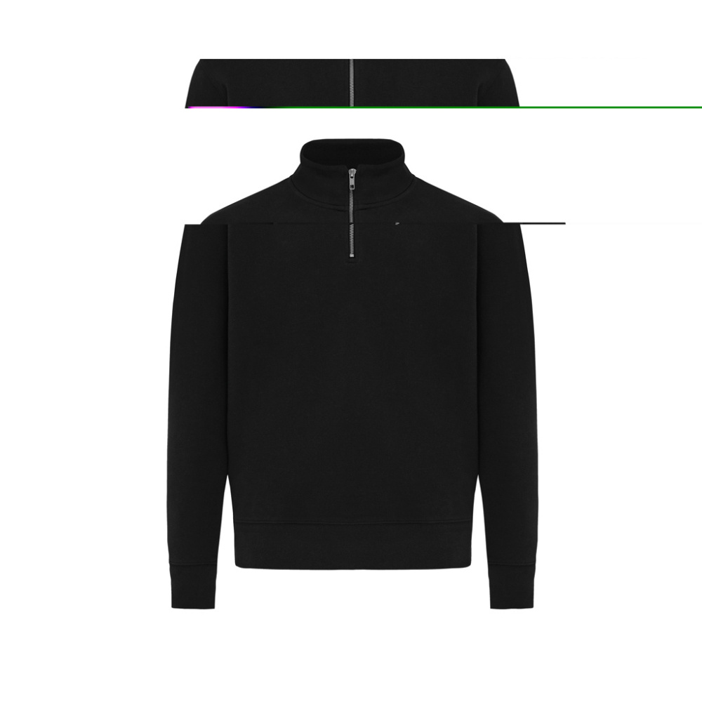 Logotrade promotional merchandise image of: IQONIQ Elgon recycled cotton quarter zip sweater