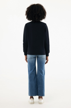 Logo trade business gift photo of: IQONIQ Elgon recycled cotton quarter zip sweater