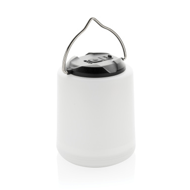 Logo trade corporate gift photo of: Limio RCS recycled plastic portable re-chargeable table lamp