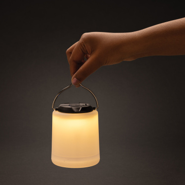 Logotrade promotional gift image of: Limio RCS recycled plastic portable re-chargeable table lamp