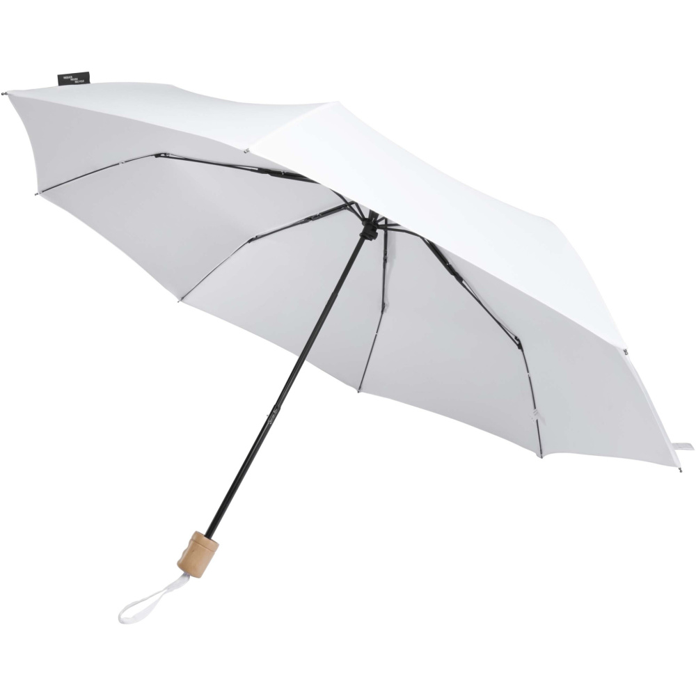 Logo trade promotional giveaways image of: Dane 21" RPET umbrella