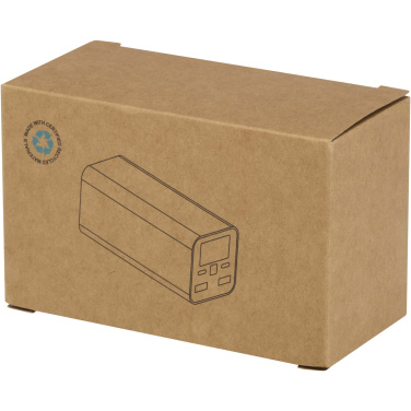 Logo trade advertising products image of: Acamar 20.000 mAh 70W recycled aluminium laptop power bank