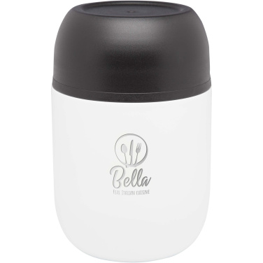 Logo trade business gifts image of: Supo 480 ml double-walled recycled stainless steel lunch pot