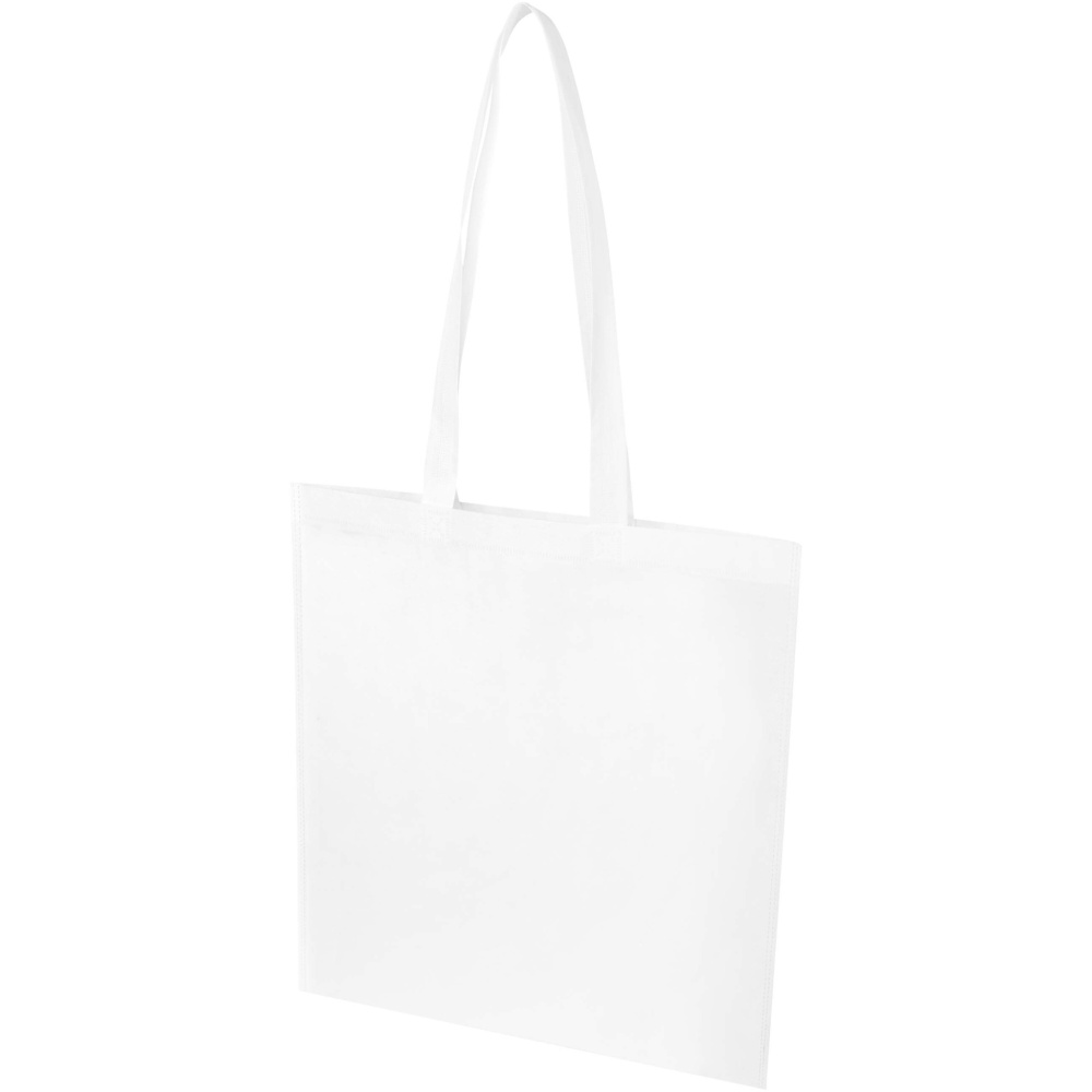 Logo trade promotional merchandise photo of: EcoSeal GRS recycled nonwoven convention tote bag 6L