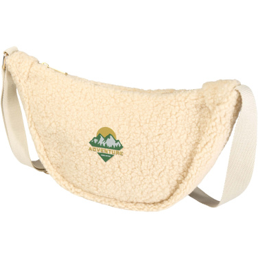 Logotrade promotional gift image of: Bear GRS recycled sherpa crossbody bag 3L