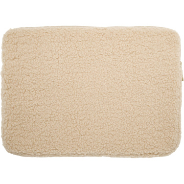 Logo trade promotional gifts image of: Bear 13" GRS recycled sherpa laptop sleeve 2L