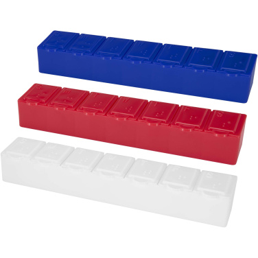 Logo trade promotional gifts image of: Dose 7-day multi-vitamin organiser