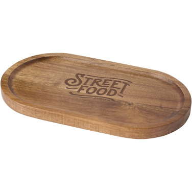 Logo trade promotional products image of: Edge acacia wood serving tray