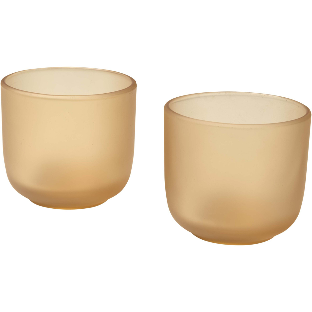 Logotrade promotional gift image of: Male 200 ml glass cups - set of 2