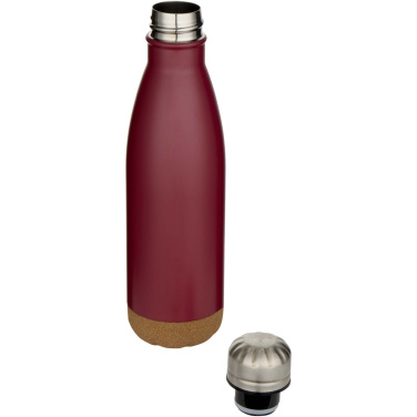 Logotrade corporate gifts photo of: Cove 500 ml double wall vacuum insulated stainless steel water bottle with cork details