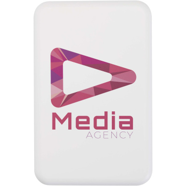 Logotrade promotional item image of: Acrab 10.000 mAh 15W magnetic wireless power bank with 20W PD - made from recycled plastic